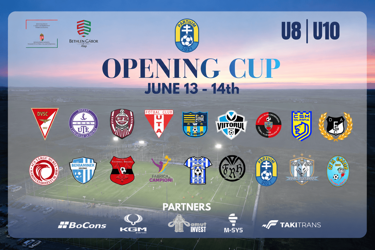 Partium Opening Cup –hivatalosan is életre kel a Partium Sportbázis! 
